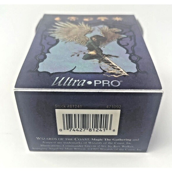 Magic the Gathering Ultrapro 1997 Deckbox Greven Il-vec  Avenging Angel Tempest - Picture 6 of 8